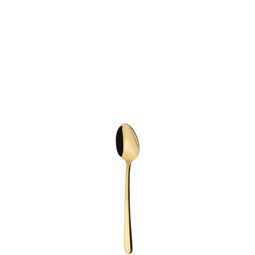 [BQ122176] Sola - Koffielepel Ibiza 18/0 goud PVD (11,2 cm, 12 stuks)