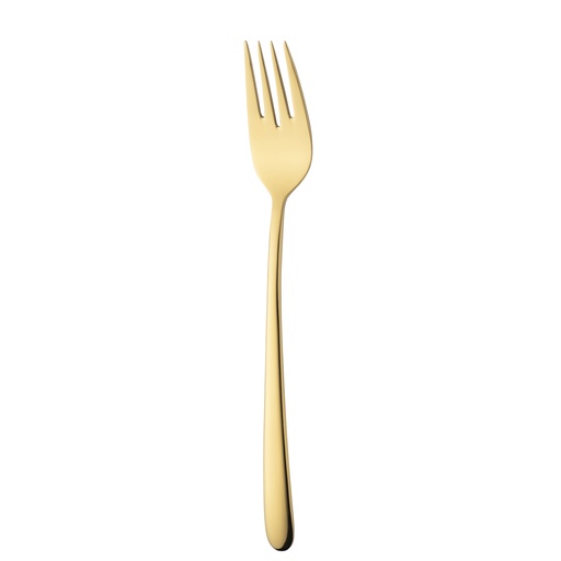 [BQ122179] Sola - Visvork Ibiza 18/0 goud PVD (20,9 cm, 12 stuks)