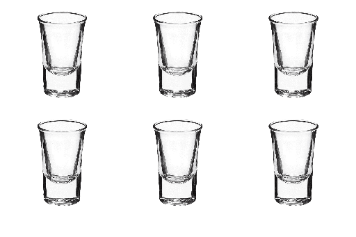 [BQ100014] Bormioli Rocco - Borrelglas Dublino (3,4 cl, 6 stuks)