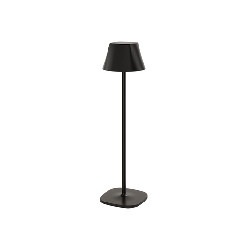 [BQ126580] Duni - LED-lamp oplaadbaar Veya metaal zwart (35 x Ø 10,8 cm, 1 stuk)