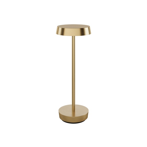 [BQ126586] Duni - LED-lamp oplaadbaar Nour 2.0 metaal messing (31,5 x Ø 10,5 cm, 1 stuk)