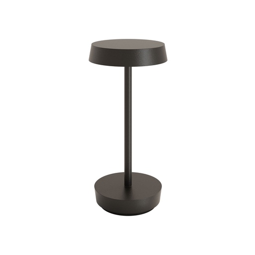 [BQ126587] Duni - LED-lamp oplaadbaar Nour 2.0 metaal zwart (21,2 x Ø 10,5 cm, 1 stuk)