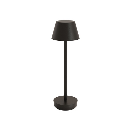 [BQ126588] Duni - LED-lamp oplaadbaar Zelda 2.0 metaal zwart (35 x Ø 10,5 cm, 1 stuk)