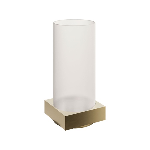 [BQ126604] Duni - Lichtkap Column glas goud (25 x 11,5 cm, 6 stuks)