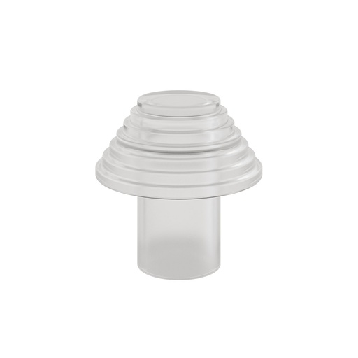 [BQ126611] Duni - Lichtkap Ridge glas mat (13,8 x 11,8 cm, 6 stuks)