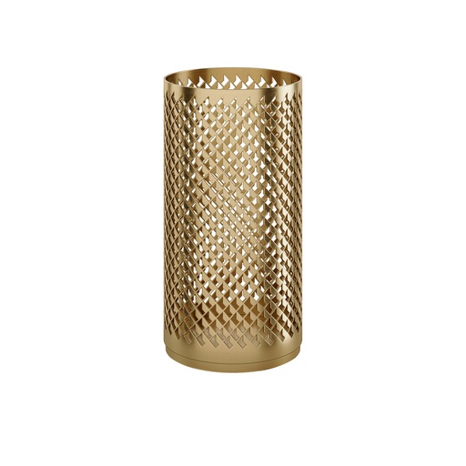 [BQ126633] Duni - Lichthouder Bliss aluminium goud (7 x 14 cm, 6 stuks)