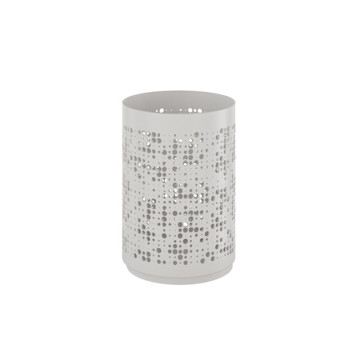[BQ126638] Duni - Lichthouder Grace aluminium wit (6 x 9 cm, 6 stuks)