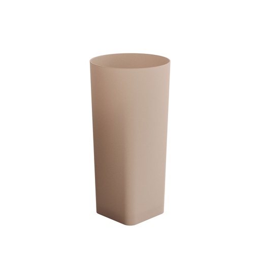[BQ126639] Duni - Lichthouder Miro siliconen bruin (7,9 x 14,8 cm, 6 stuks)