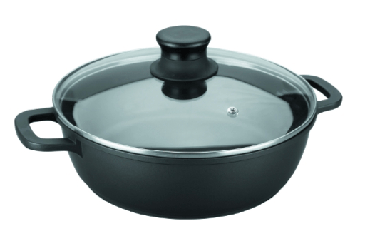 [W516220] Braadpan Forte Eco 28 cm 4 l Zwart
