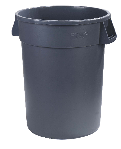 [W522501] Afvalbak Bronco 51 x 58.5 cm 76 l Polyethyleen Grijs