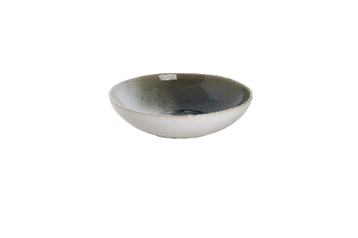 [W530943] Bord diep Nordic 22.5 cm Groen Wit