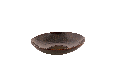 [W533014] Bord diep coupe Victory 22 cm Bruin