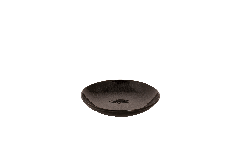 [W533789] Bord diep Tahiti 25 cm Zwart