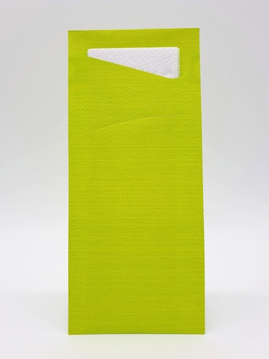 [450052] Duni Sacchetto® tissue 8,5 x 19 cm Kiwi, 500 St/Doos (5 x 100 St)