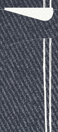 [186593] Duni Sacchetto®,bestekzakjes met servet, tissue 8,5 x 19 cm Plate it Black, 500 St/Doos (5 x 100 St)